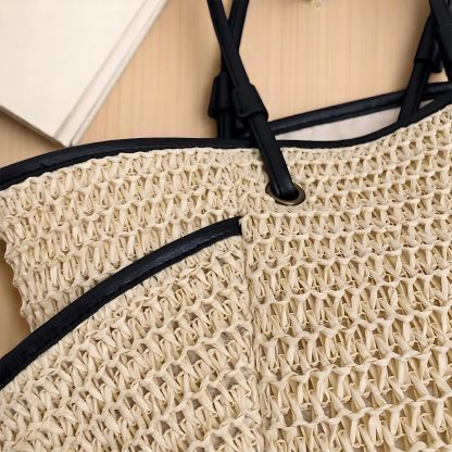 Lightweight rattan tote bag - Image 5